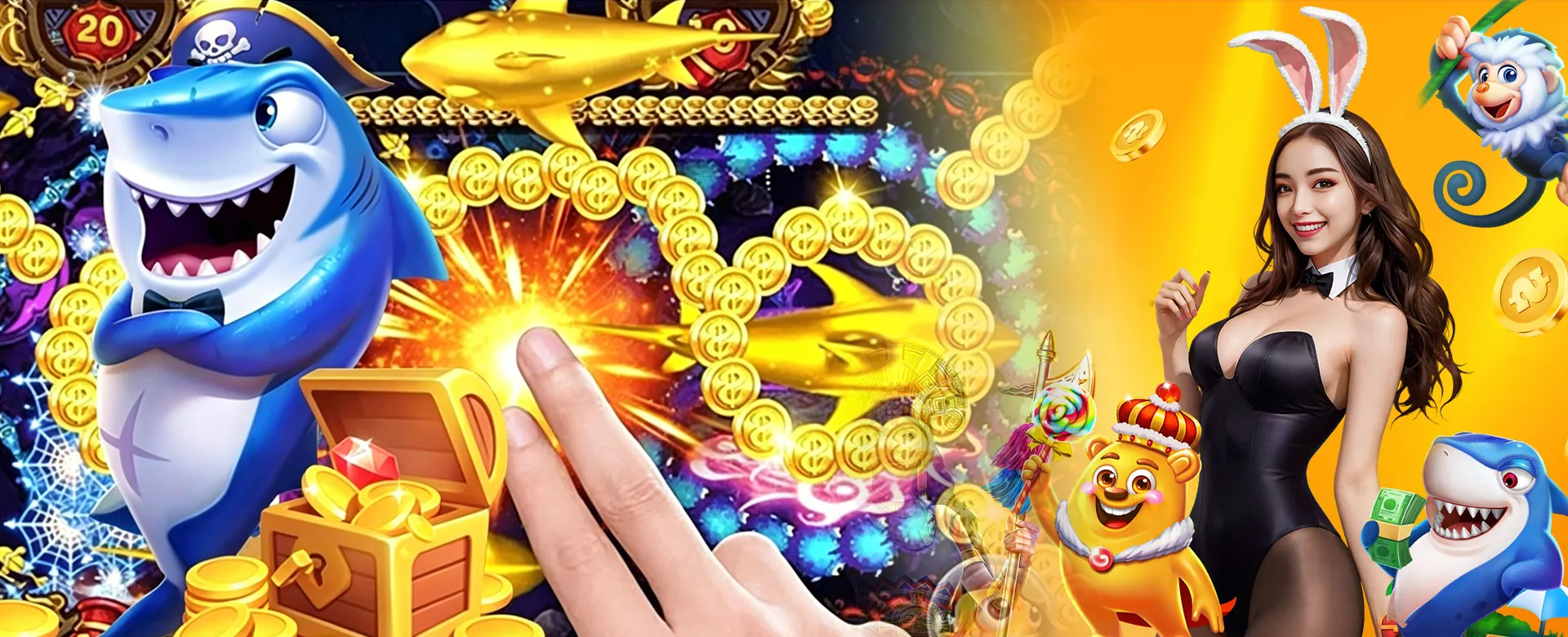 777pub Original Games Banner with thrilling casino elements